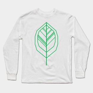 Green Leaf Protect The Earth Long Sleeve T-Shirt